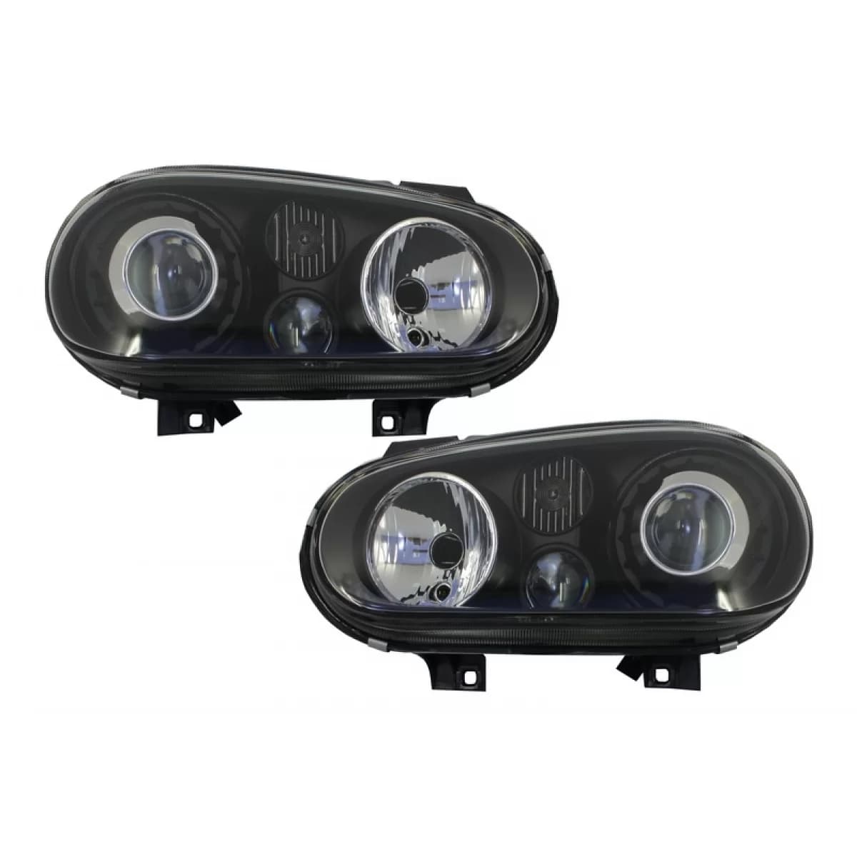 Headlights suitable for VW Golf 4 (09.1997-09.2003) R32 Design Black