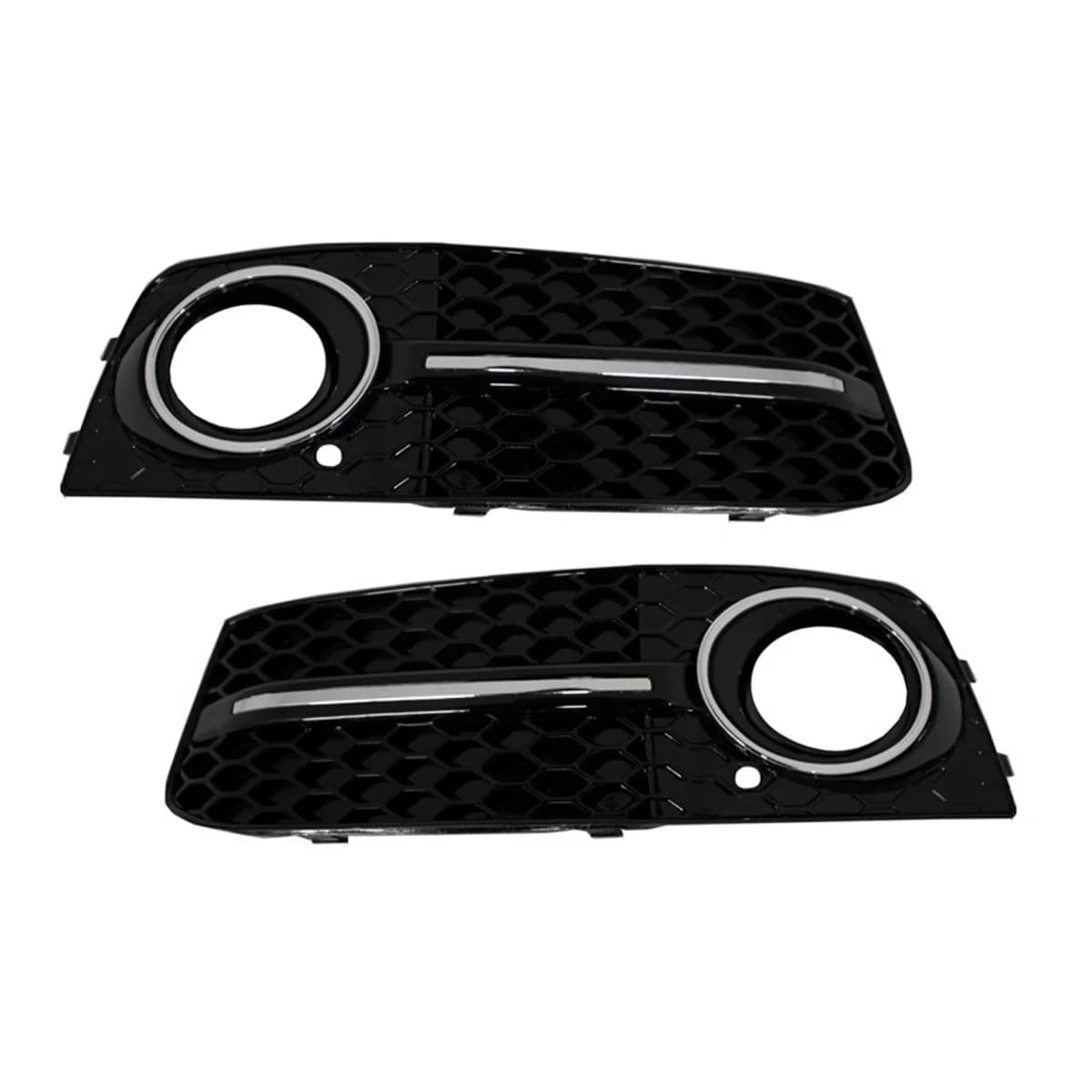 Fog Lamp Covers Side Grilles suitable for Audi A4 B8 8K (2007-2011) RS4 Black Edition