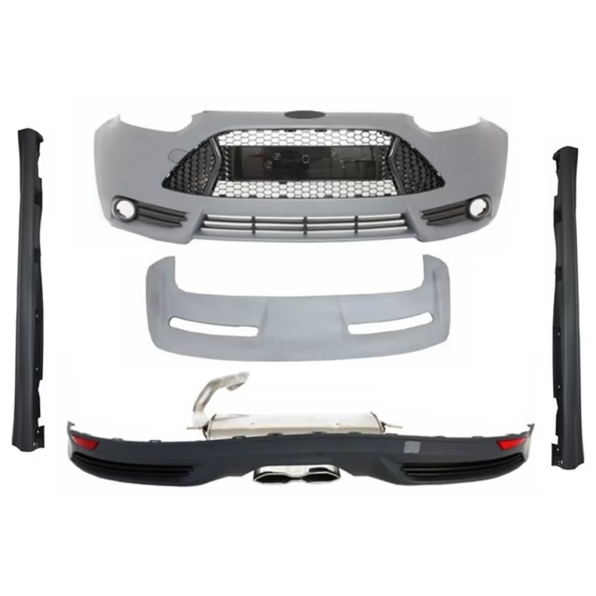 Complete Body Kit suitable for Ford Focus MK3 5 Doors Hatchback (2011-2014) ST Design