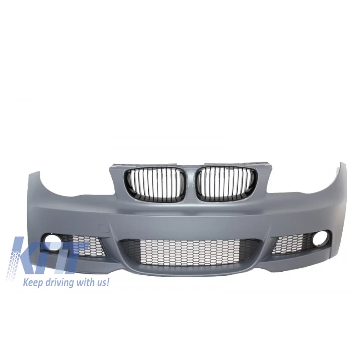 Front Bumper with Kidney Grilles suitable for BMW 1'er E81/E82 E87/E88 (2004-2011) M-tech M-Technik Design