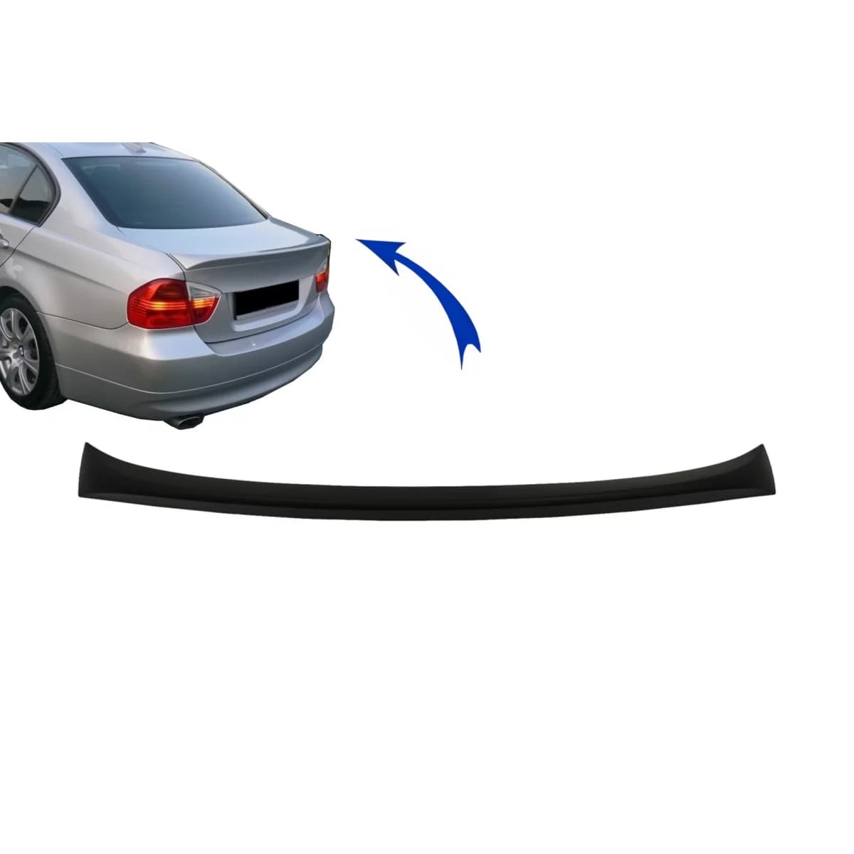 Trunk spoiler suitable for BMW Series 3 E90 Sedan (2005-2010) M-Technik Design