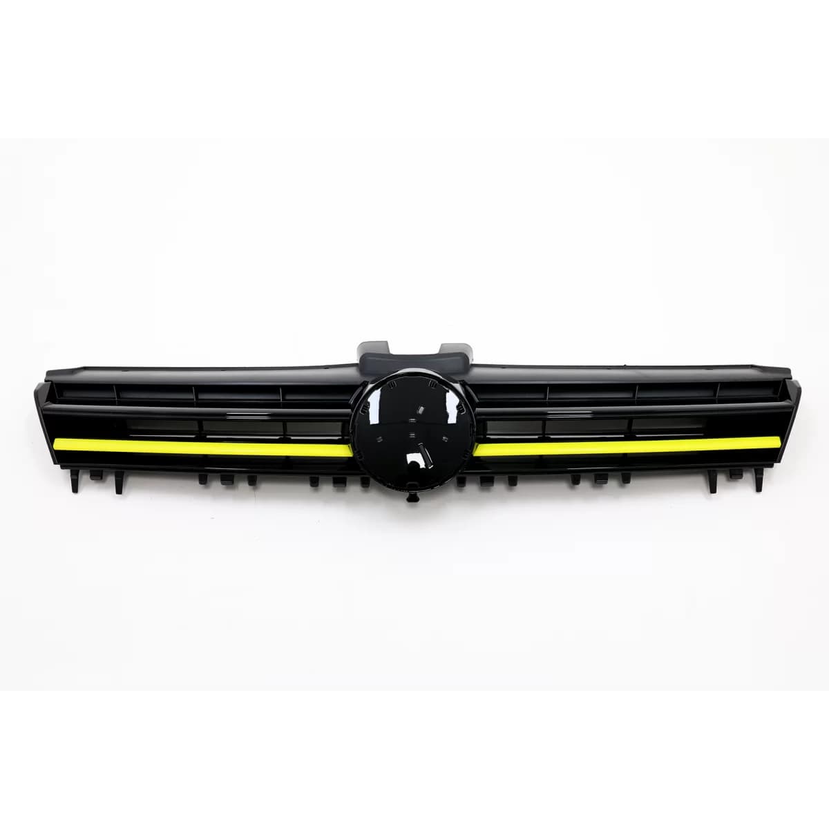Central Grille suitable for VW Golf 7 VII (2012-2017) R400 Design Yellow Insertions