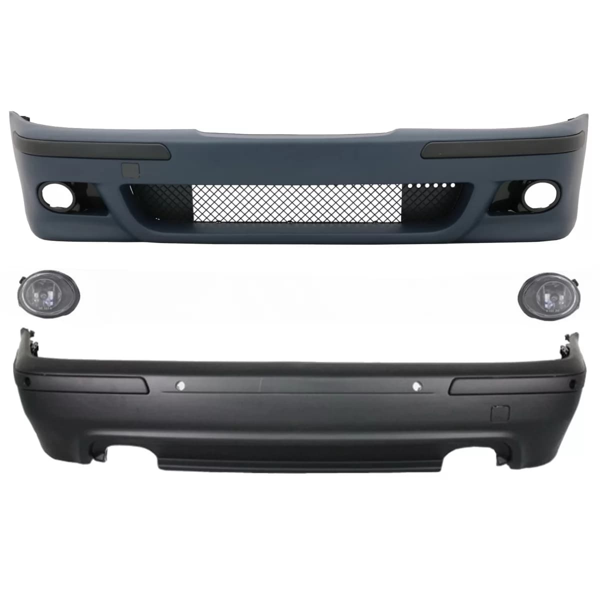 Body Kit suitable for BMW 5 Series E39 (1995-2003) M5 Design with Fog Lights Chrome