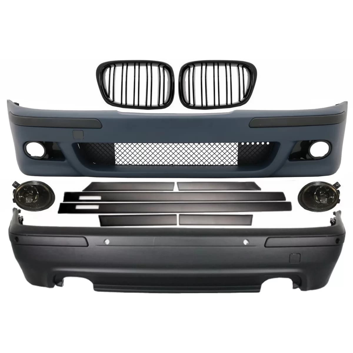 Body Kit suitable for BMW 5 Series E39 (1997-2003) with Fog Lights and Central grilles M5 Design