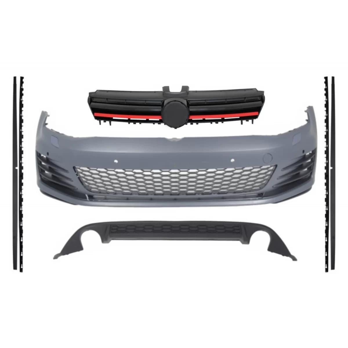 Complete Body Kit suitable for VW Golf 7 VII (2013-2016) GTI Design With Front Grille