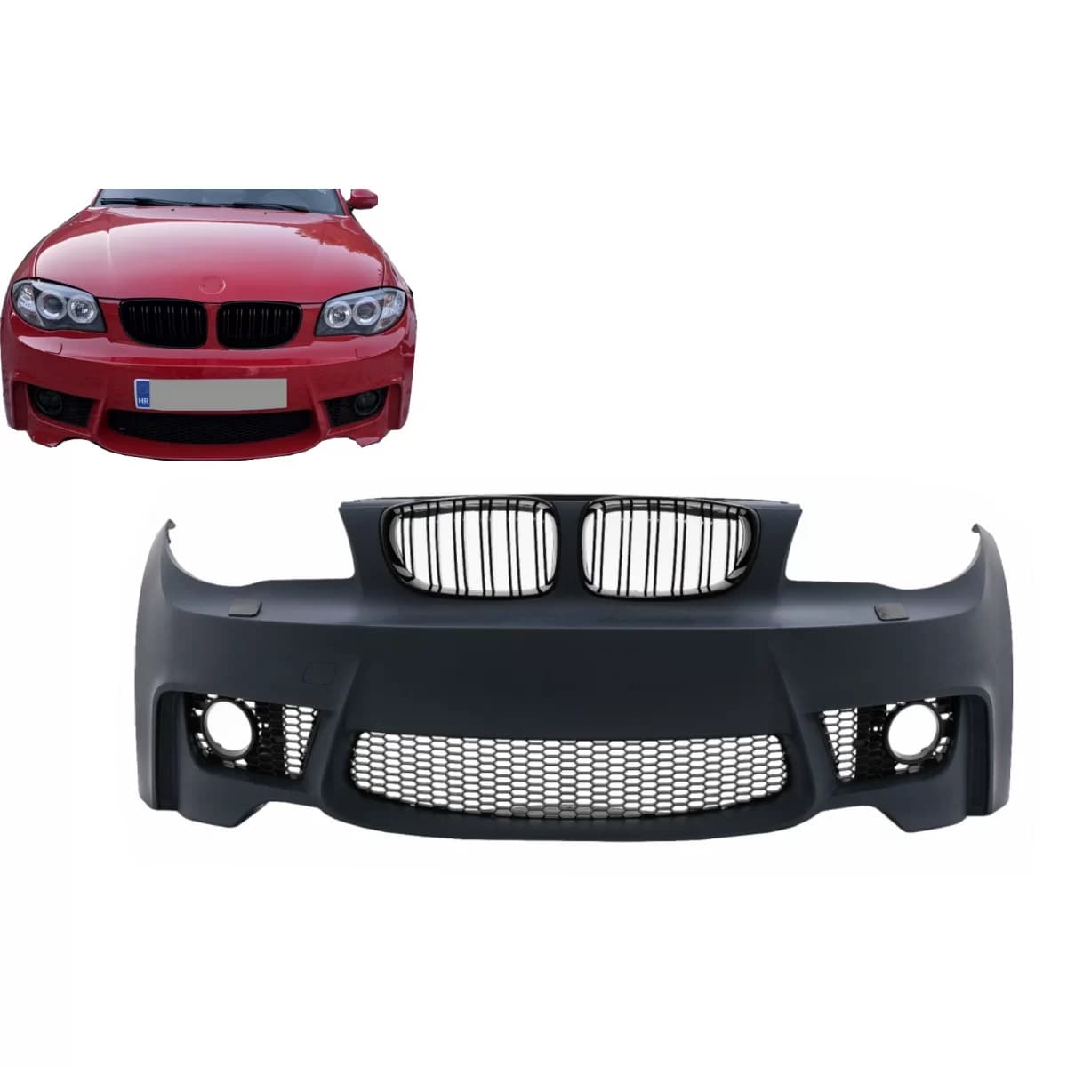 Front Bumper suitable for BMW 1 Series E81 E82 E87 E88 (2004-2011) 1M Design