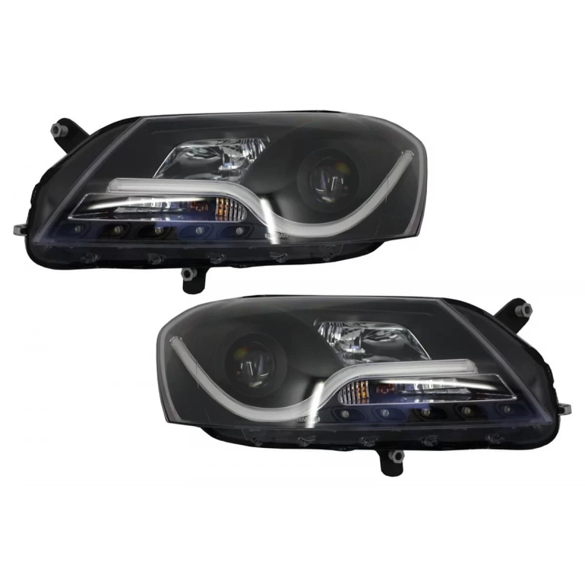Light Bar LED DRL Headlights suitable for VW  Passat B7 (10.2010-10.2014) Black