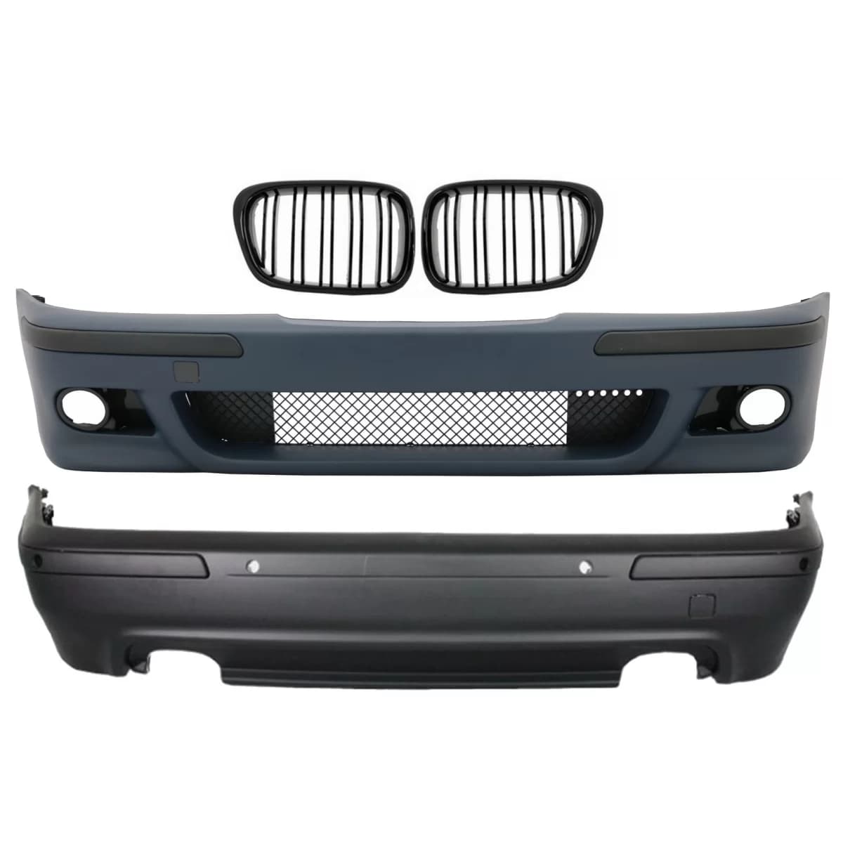 Body Kit suitable for BMW 5 Series E39 (1997-2003) M5 Design with Central Grille Piano Black