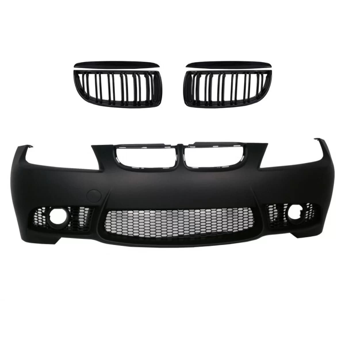 Front Bumper suitable for BMW E90 E91 Non LCI (2004-2008) M3 with Grilles Double Stripe