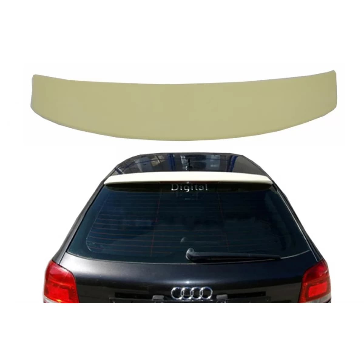 Roof Spoiler suitable for Audi A3 8P Hatchback (2003-2012) RS LOOK 3 Doors