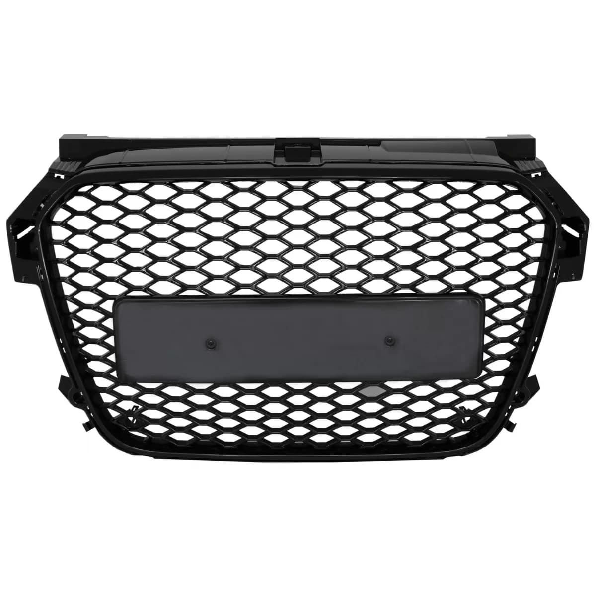 Badgeless Front Grille suitable for Audi A1 8X (2010-2014) RS1 Design Piano Black