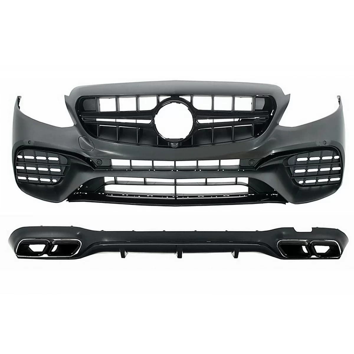 Body Kit Exterior suitable for Mercedes E-Class W213 (2016-2019) E63 Design Exhaust Muffler tips