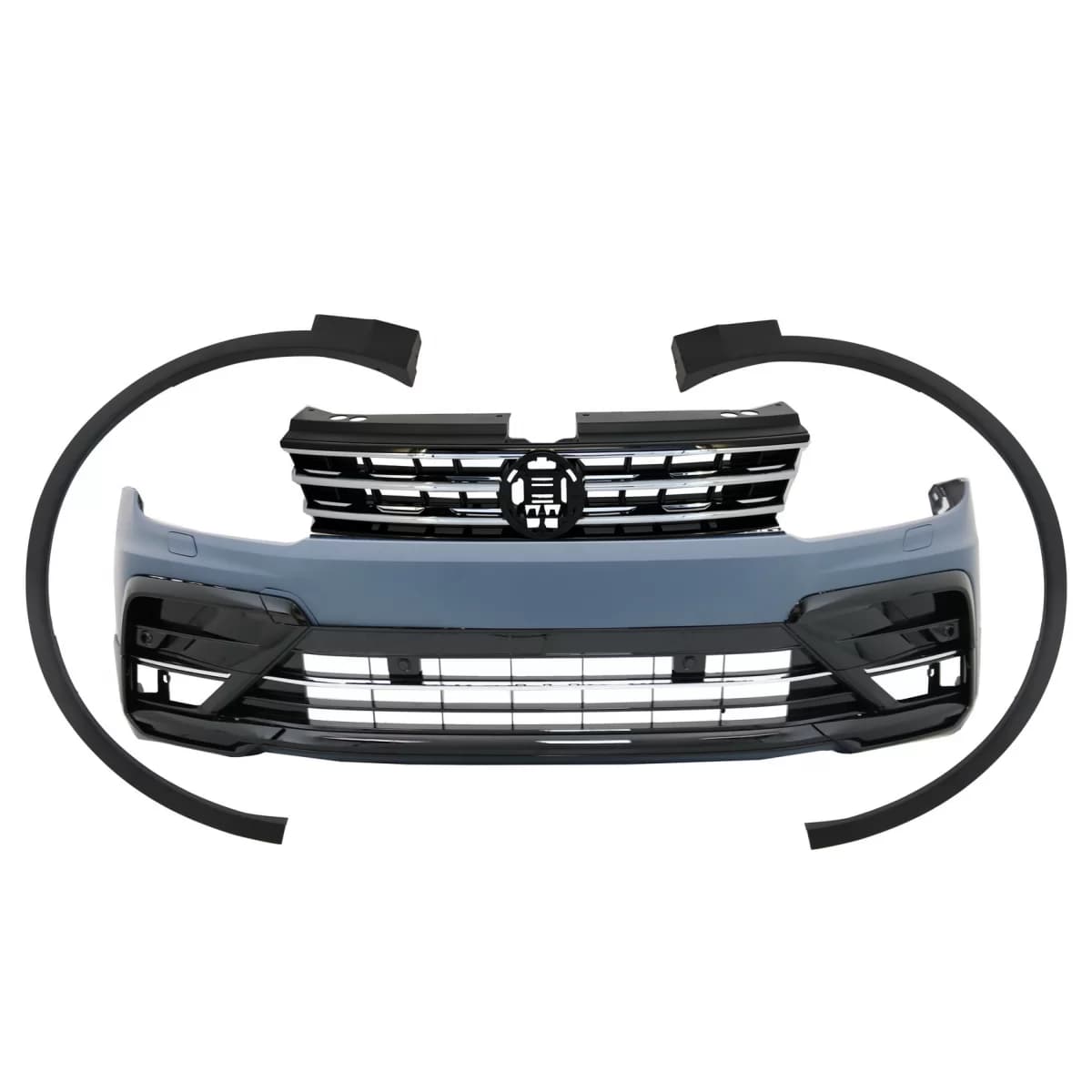 Front Bumper suitable for VW Tiguan II Mk2 AD BW (2016-2019) R-Line Design