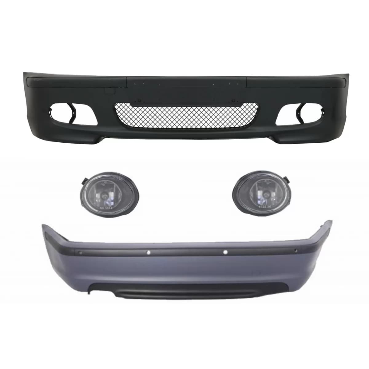 Body Kit suitable for BMW 3 Series E46 Sedan (1998-2004) Bumper With PDC and Fog Lights M-Technik Design