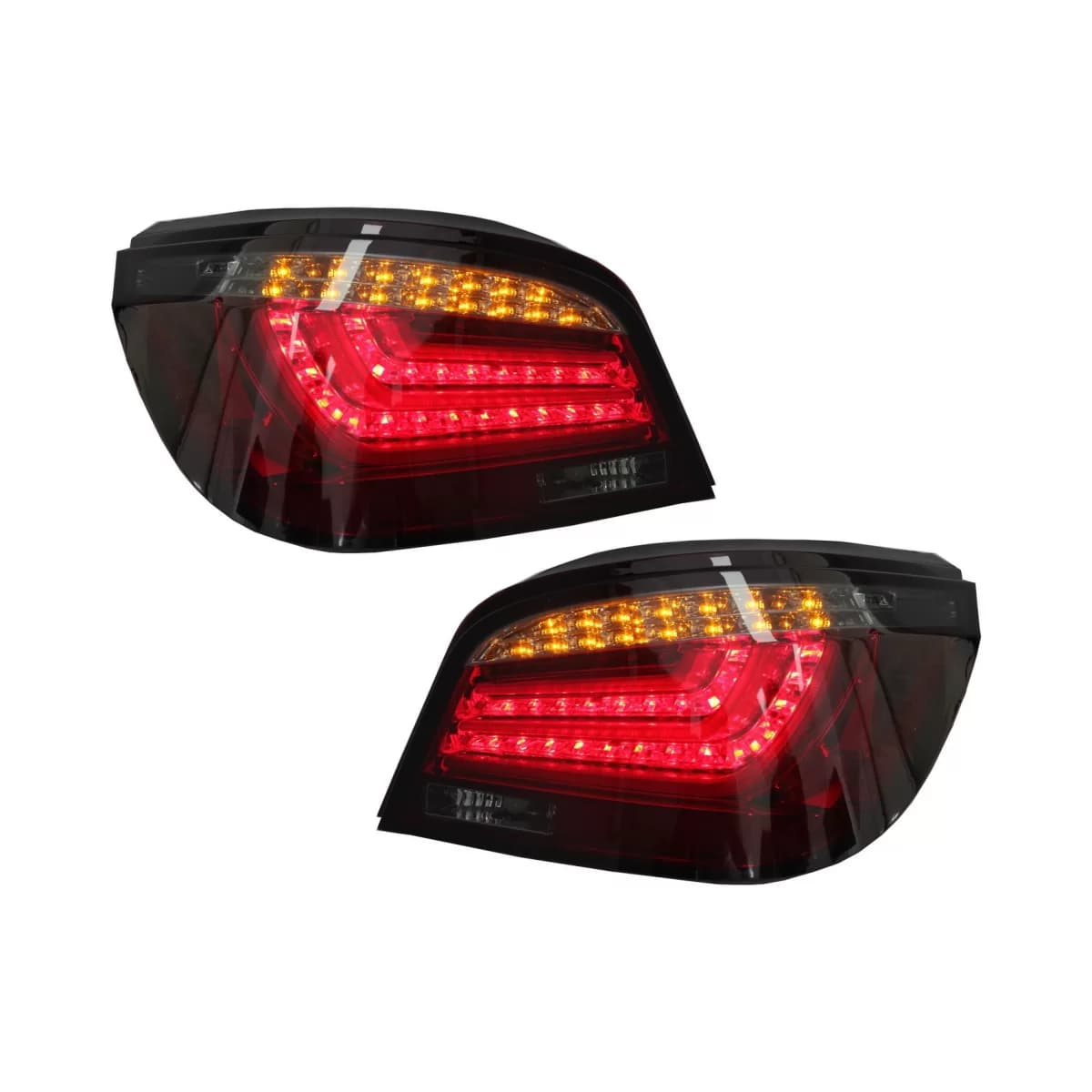 Taillights LED Bar suitable for BMW 5 Series E60 (2003-2007) Red Smoke