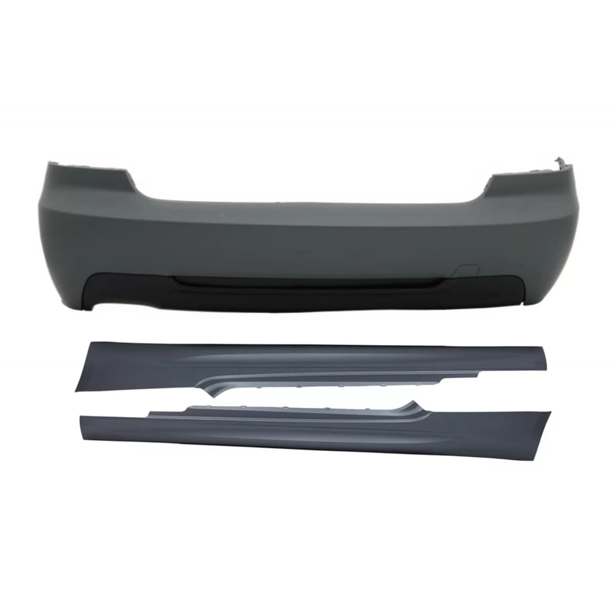 Rear Bumper with Side Skirts suitable for BMW 3 Series E92 Coupe E93 Cabrio Non-LCI & LCI (2006-2013) M-Technik Design