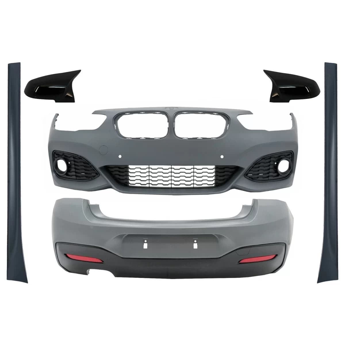 Body Kit suitable for BMW 1 Series F20 LCI (2015-2018) with Mirror Covers M-Technik Design