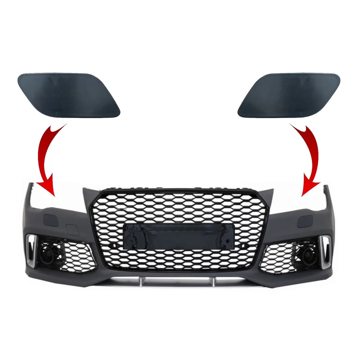 SRA Covers Front Bumper suitable for Audi A7 4G (2010-2018) RS7 Design