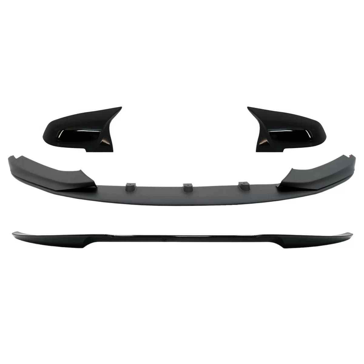 Front Lip with Trunk Spoiler and Mirror Covers suitable for BMW 4 Series F36 Grand Coupe (2014-03.2019) M-Performance Design