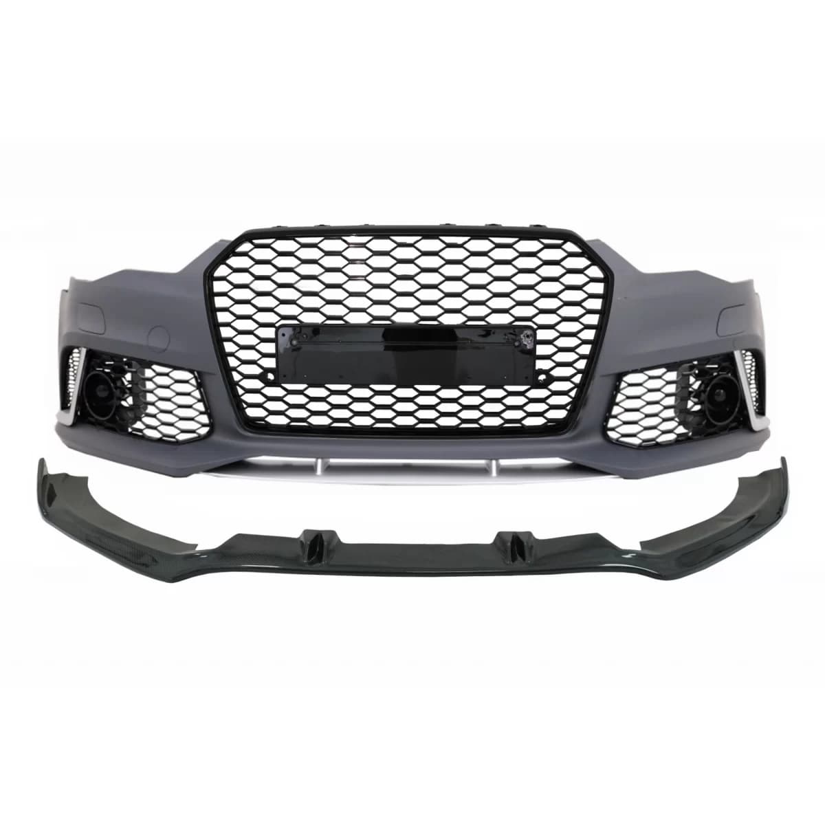 Front Bumper with Spoiler Lip suitable for Audi A6 C7 4G (2011-2015) RS6 Design