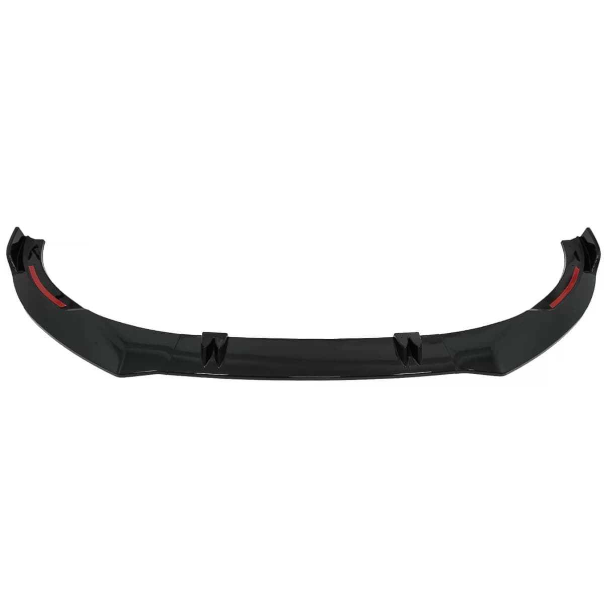 Front Bumper Spoiler Lip suitable for Audi A6 4K C8 (2018-up) Piano Black Add-On