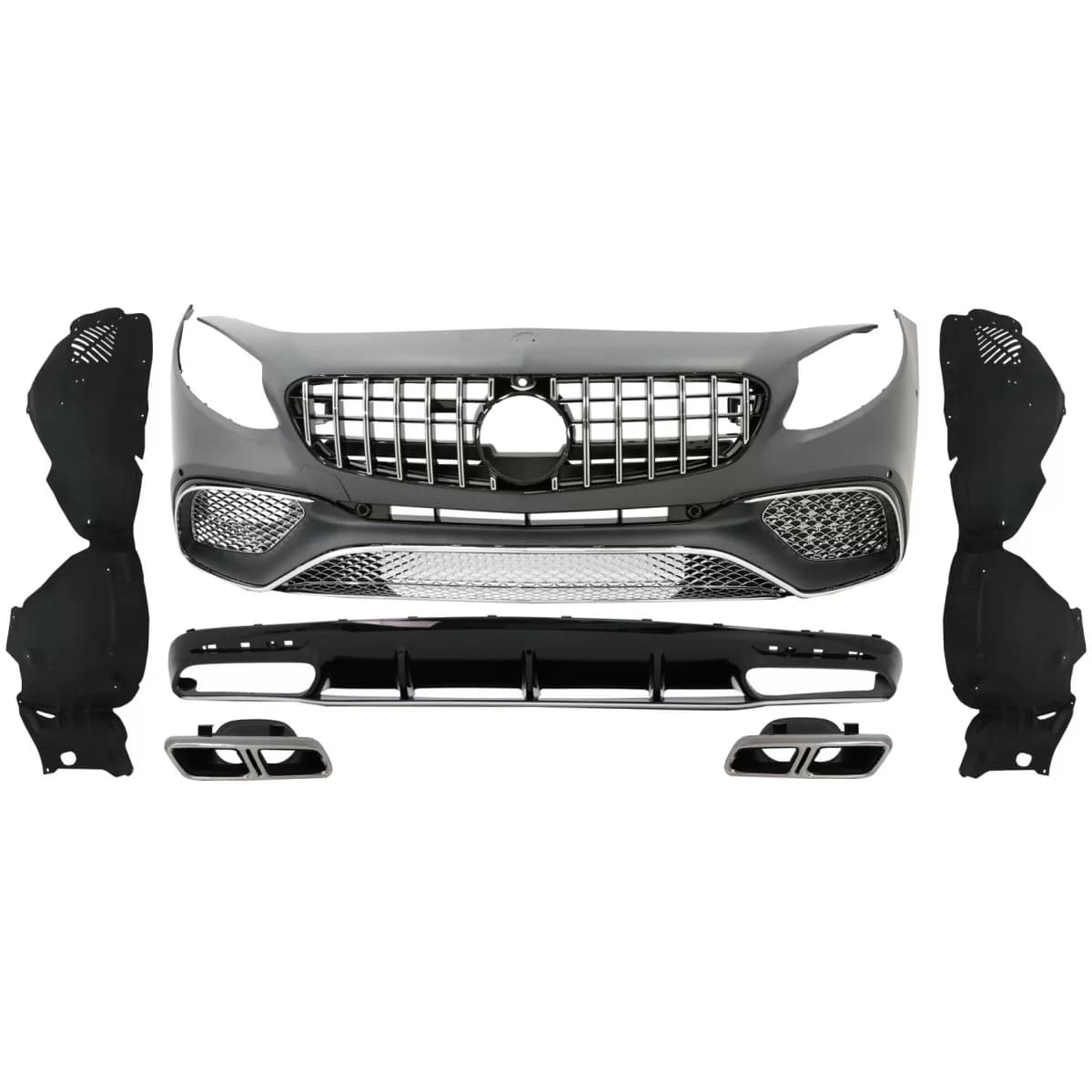 Body Kit suitable for Mercedes S-Class Coupe C217 Sport Line (2015-2021) S65 Design