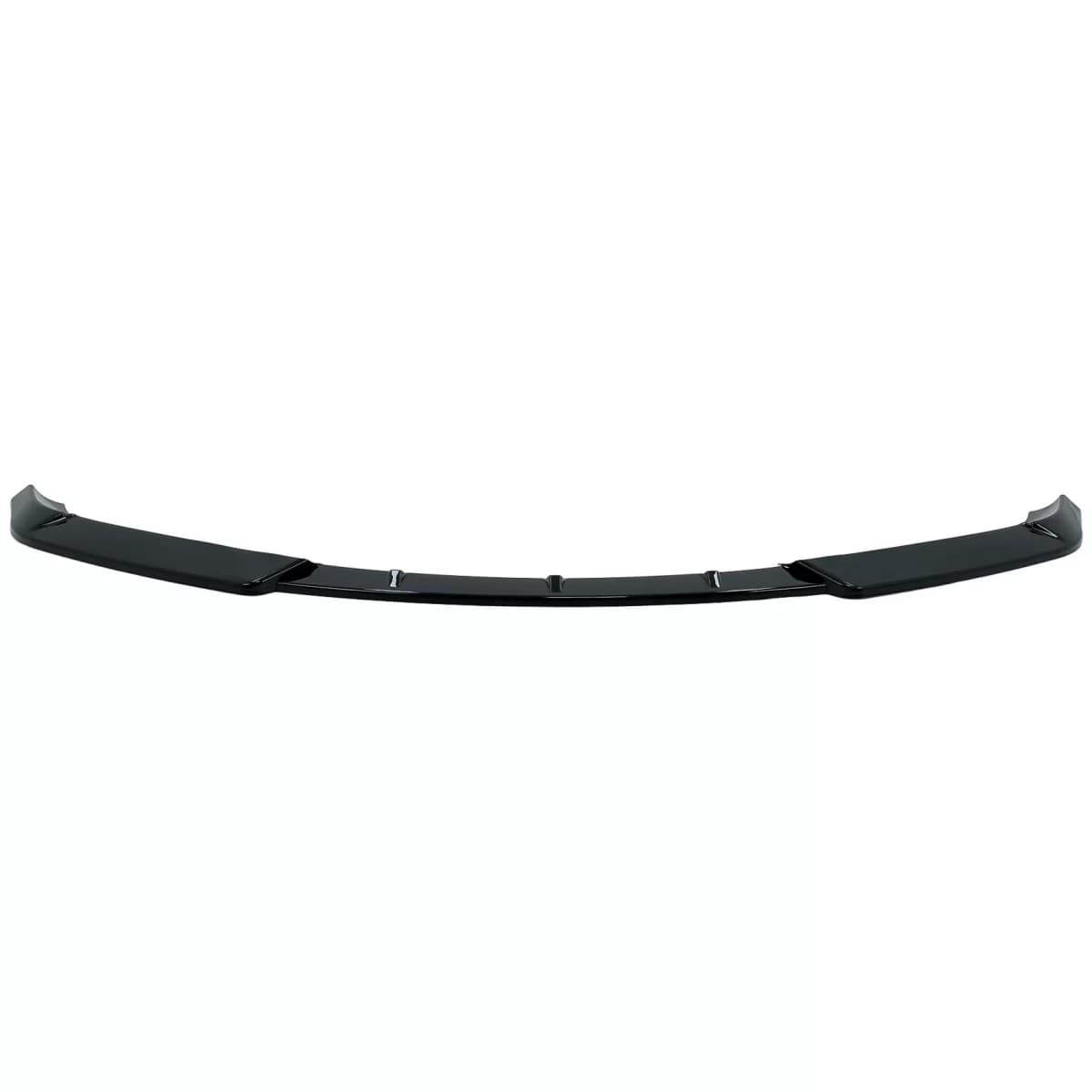 Front Bumper Spoiler Lip suitable for BMW 3 Series E46 Sedan Touring (1998-2004) Standard Piano Black Add On