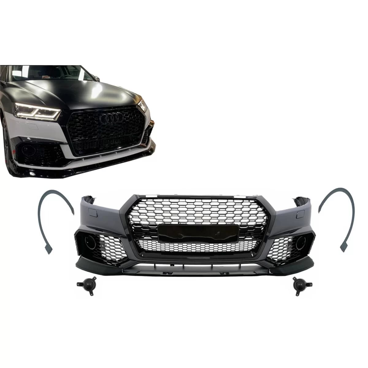 Front Bumper suitable for Audi Q5 SUV FY Standard (2017-2020) RS Design