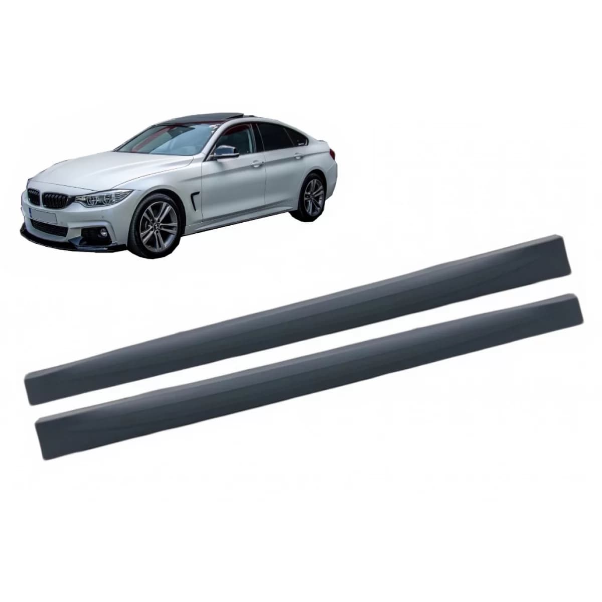 Side Skirts suitable for BMW 4 Series F36 Gran Coupe (2013-2019) M4 Design