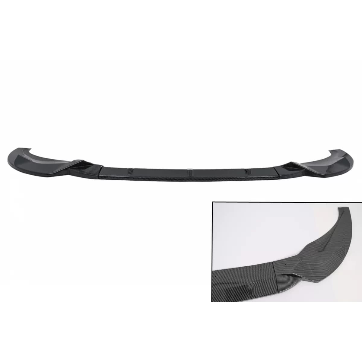 Front Bumper Spoiler Lip suitable for BMW X3 G01 X4 G02 (2018-2020) M Sport Carbon Film Coating