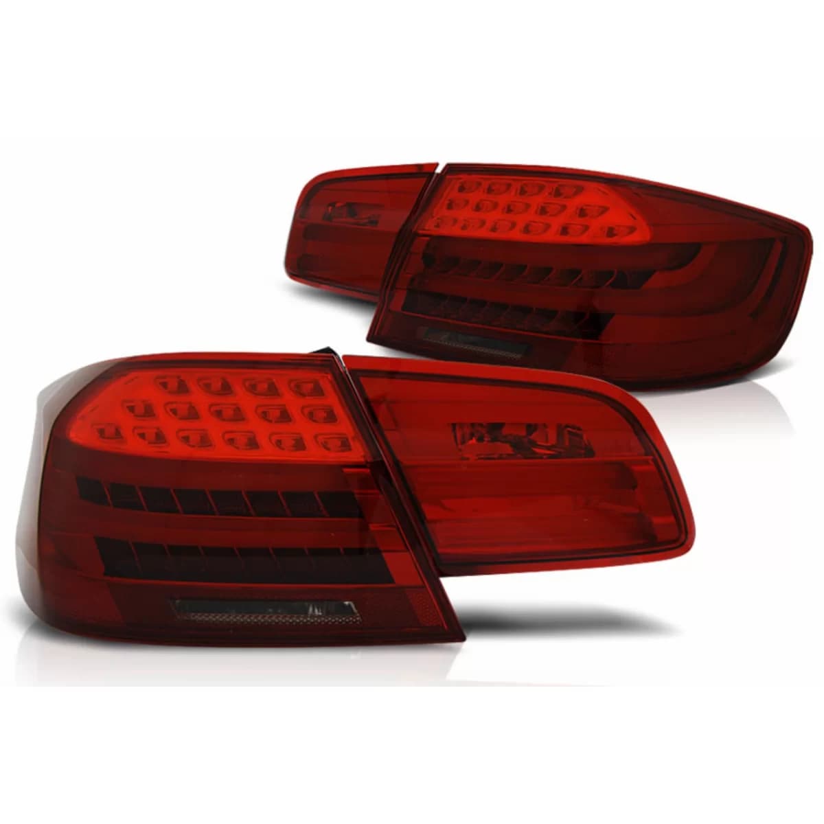 LED Taillights suitable for BMW 3 Series E92 Coupe Pre LCI (09.2006-03.2010) Red Smoke