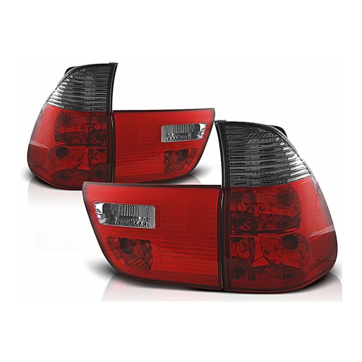 Taillights suitable for BMW X5 E53 (09.1999-2006) Red Smoke