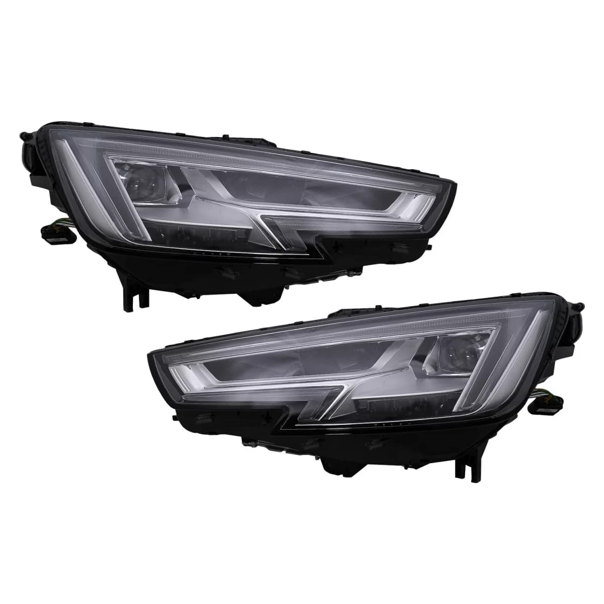 Full LED Headlights suitable for Audi A4 B9 8W (2016-2018) conversion from Xenon to LED