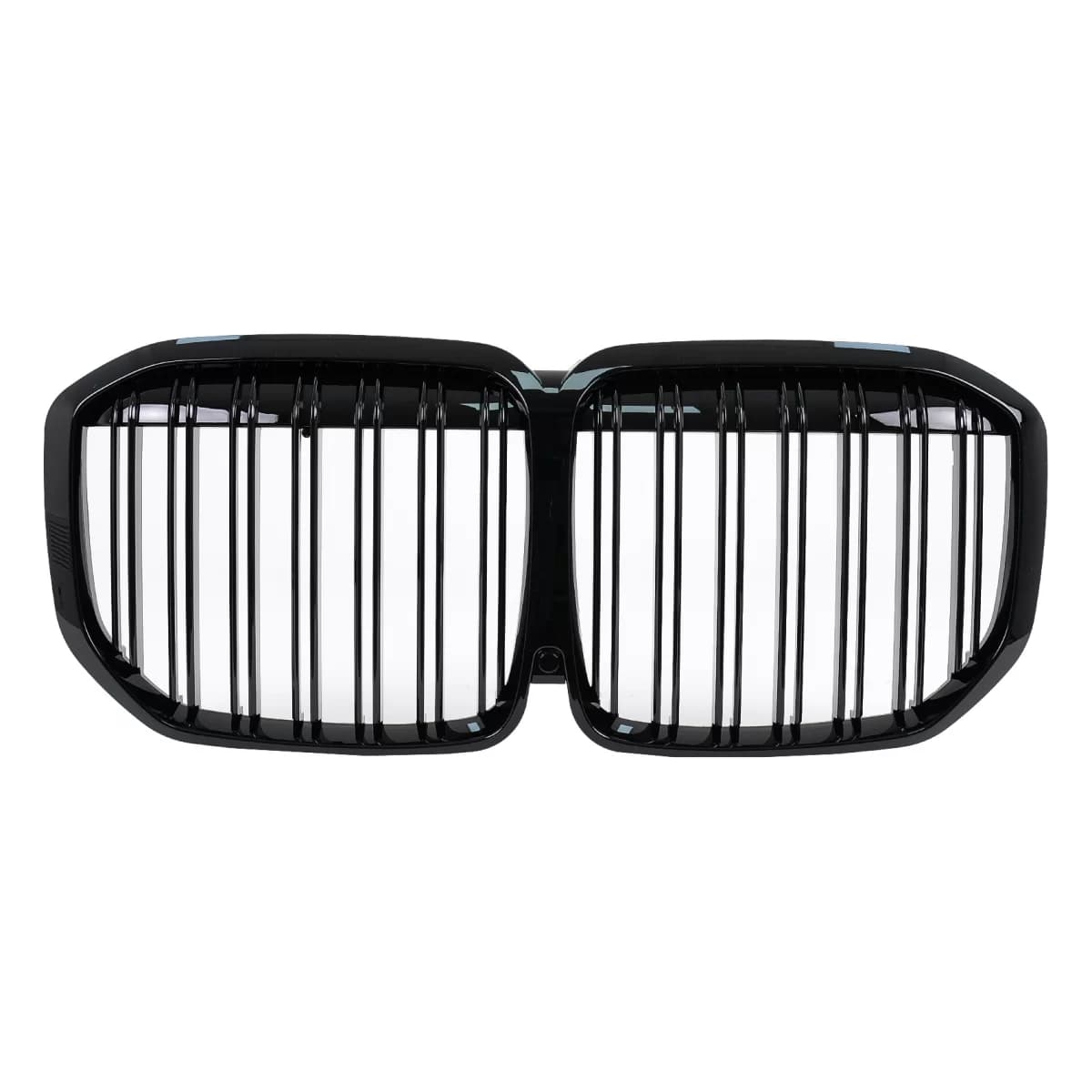 Central Kidney Grille suitable for BMW X7 G07 (2018-2022) Double Stripe M Design Piano Black