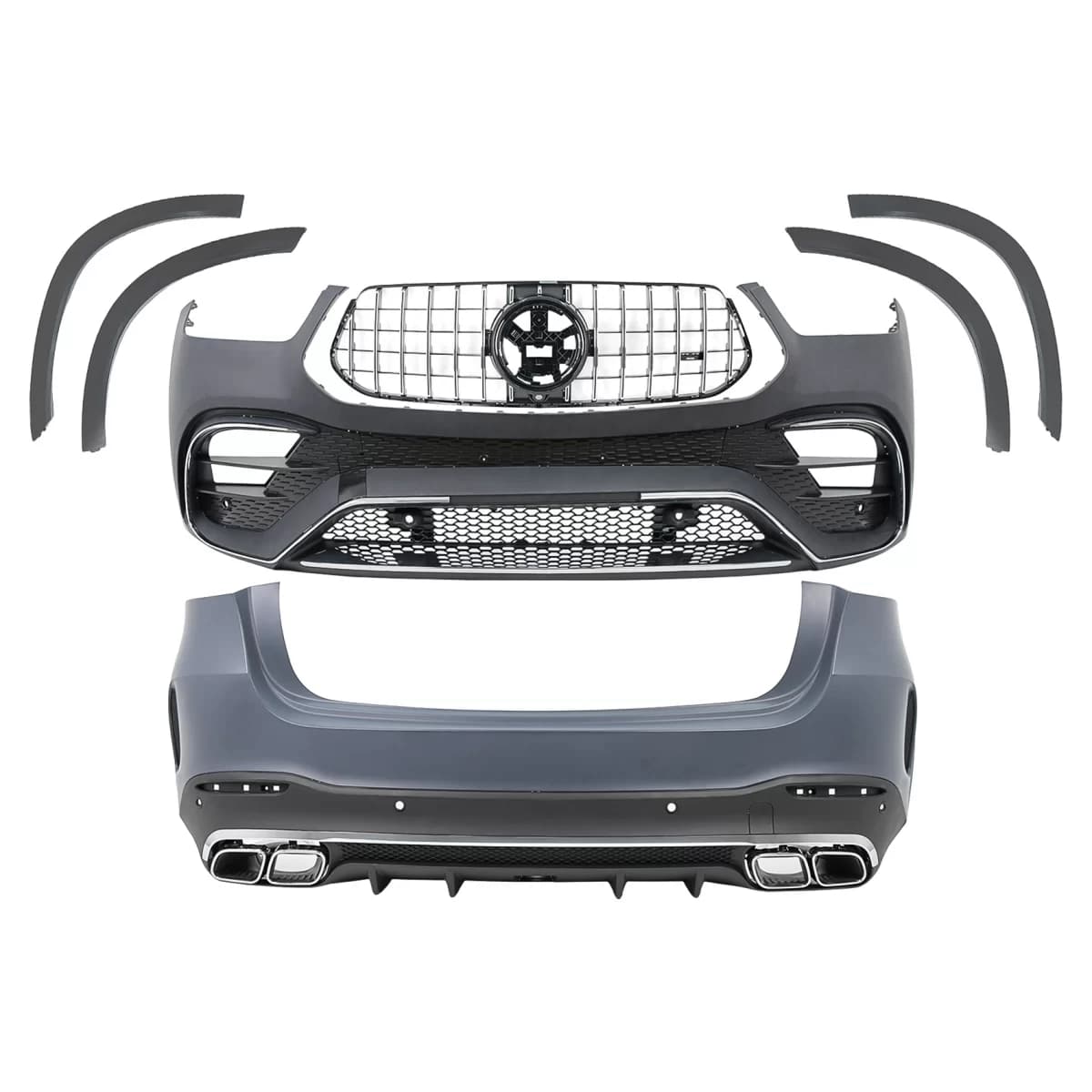 Complete Body Kit suitable for Mercedes GLE W167 SUV (2019-Up) GLE 63S Design