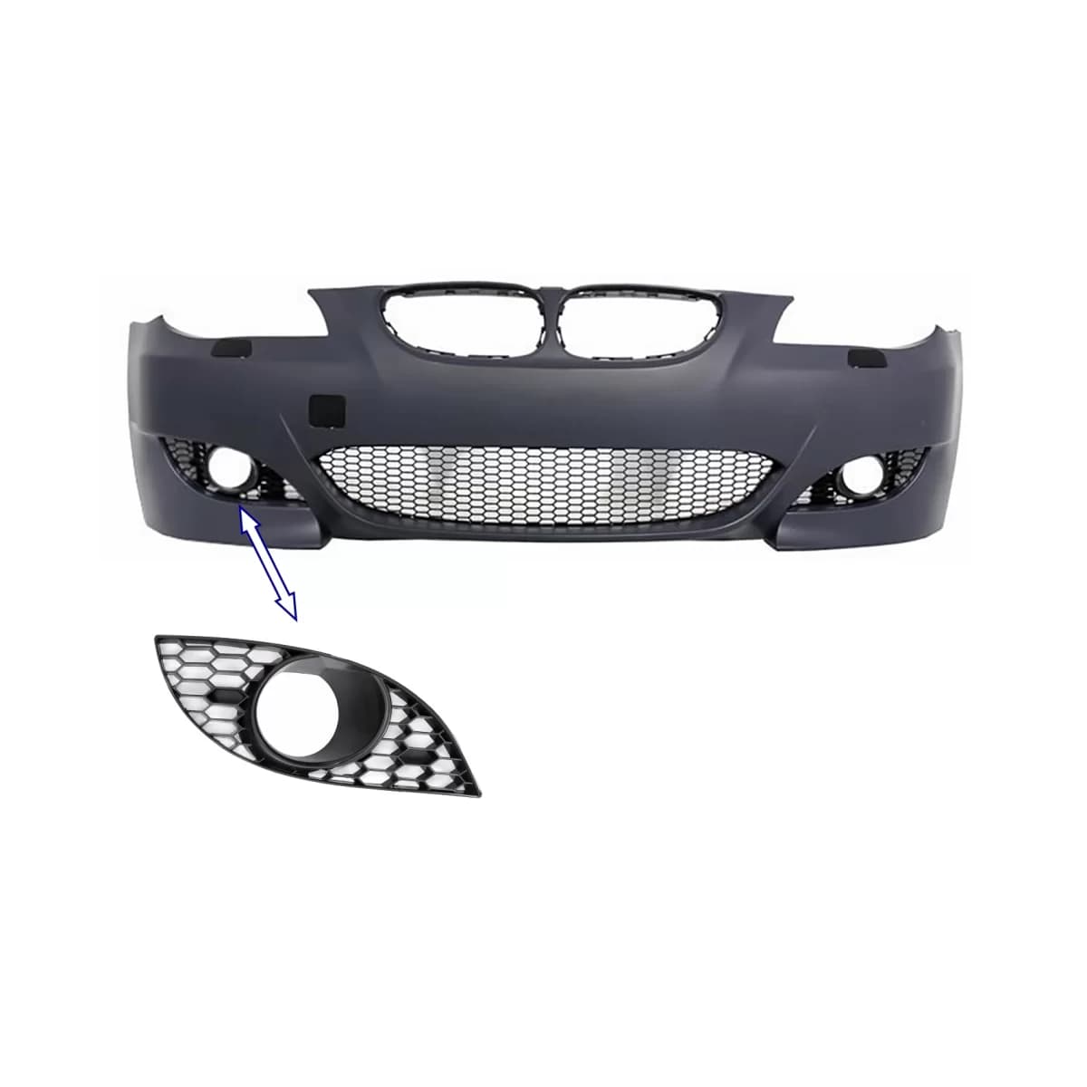 Side Grille RIGHT Side suitable for BMW 5 Series E60 E61 (2003-2010) M5 Design