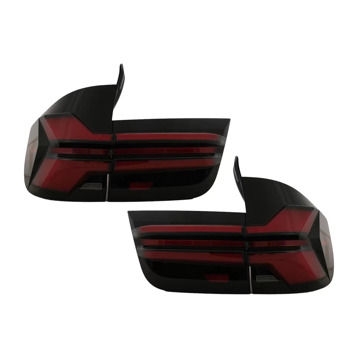 LED Taillights suitable for BMW X5 E70 (2007-2013) Light Bar Upgrade to G05 LCI Design