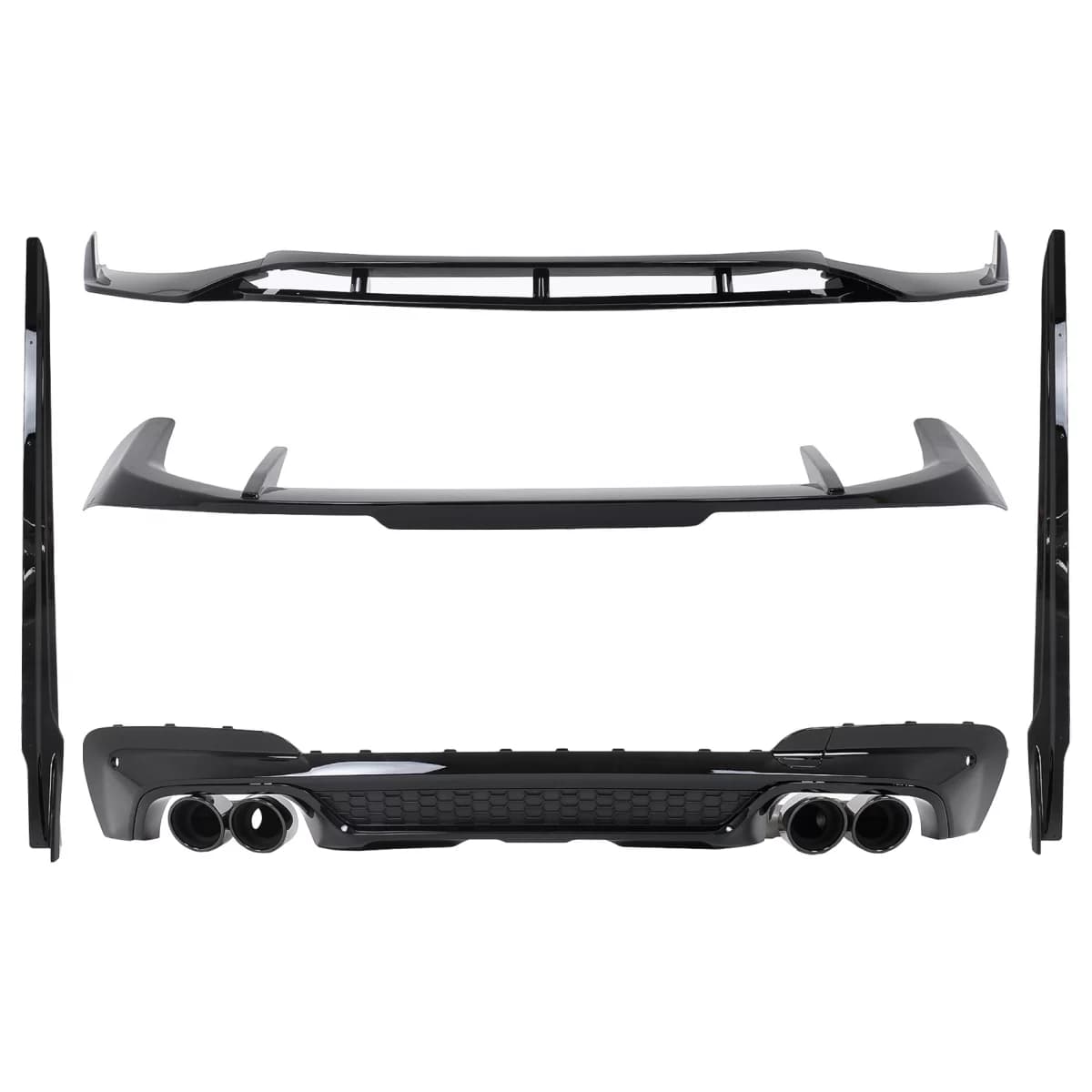 Aero Body Kit suitable for BMW X3 G01 M-Tech (2018-2020) Black Knight Design