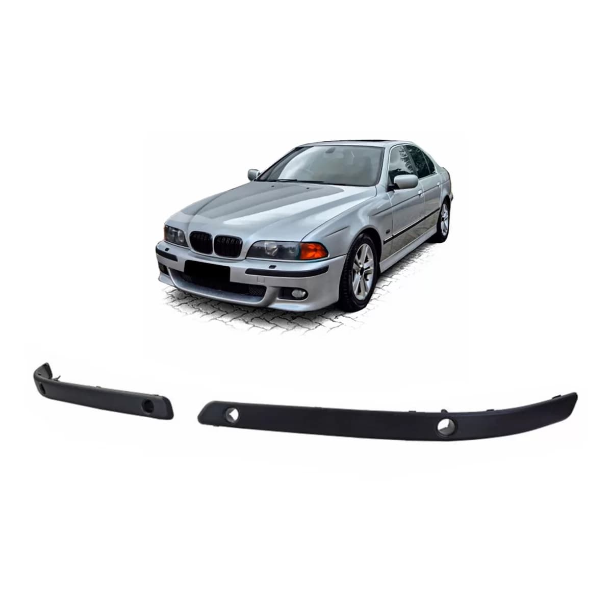 Moldings Impact Strips with PDC suitable for BMW 5 Series E39 (1995-2003) only M Bumper