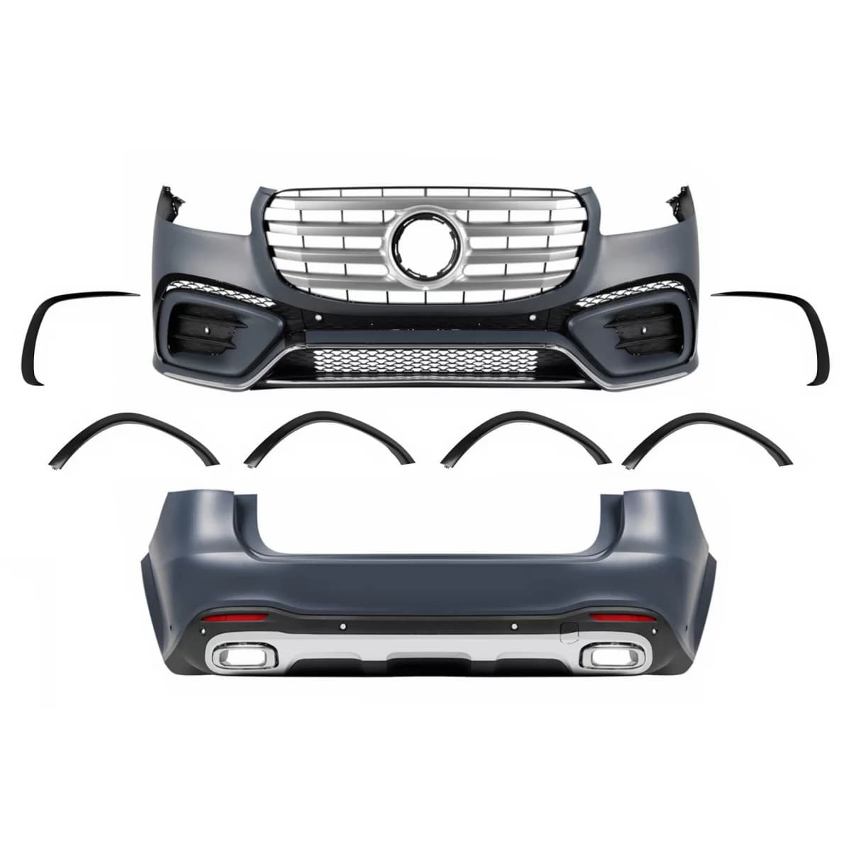 Body Kit suitable for Mercedes GLS SUV X167 (2019-2023) Sport Line Design