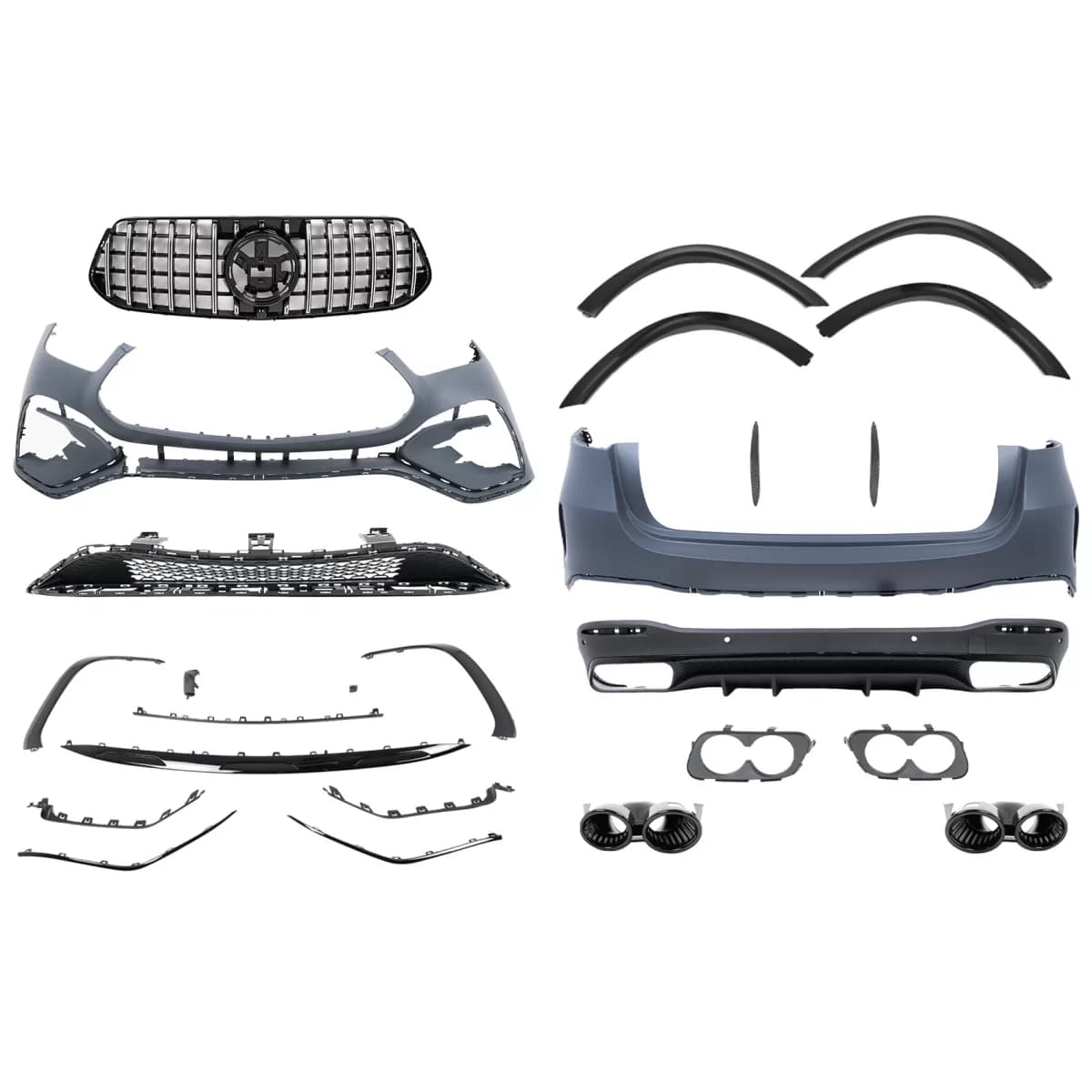 Body Kit suitable for Mercedes GLE W167 SUV (2024-Up) GLE53 Design