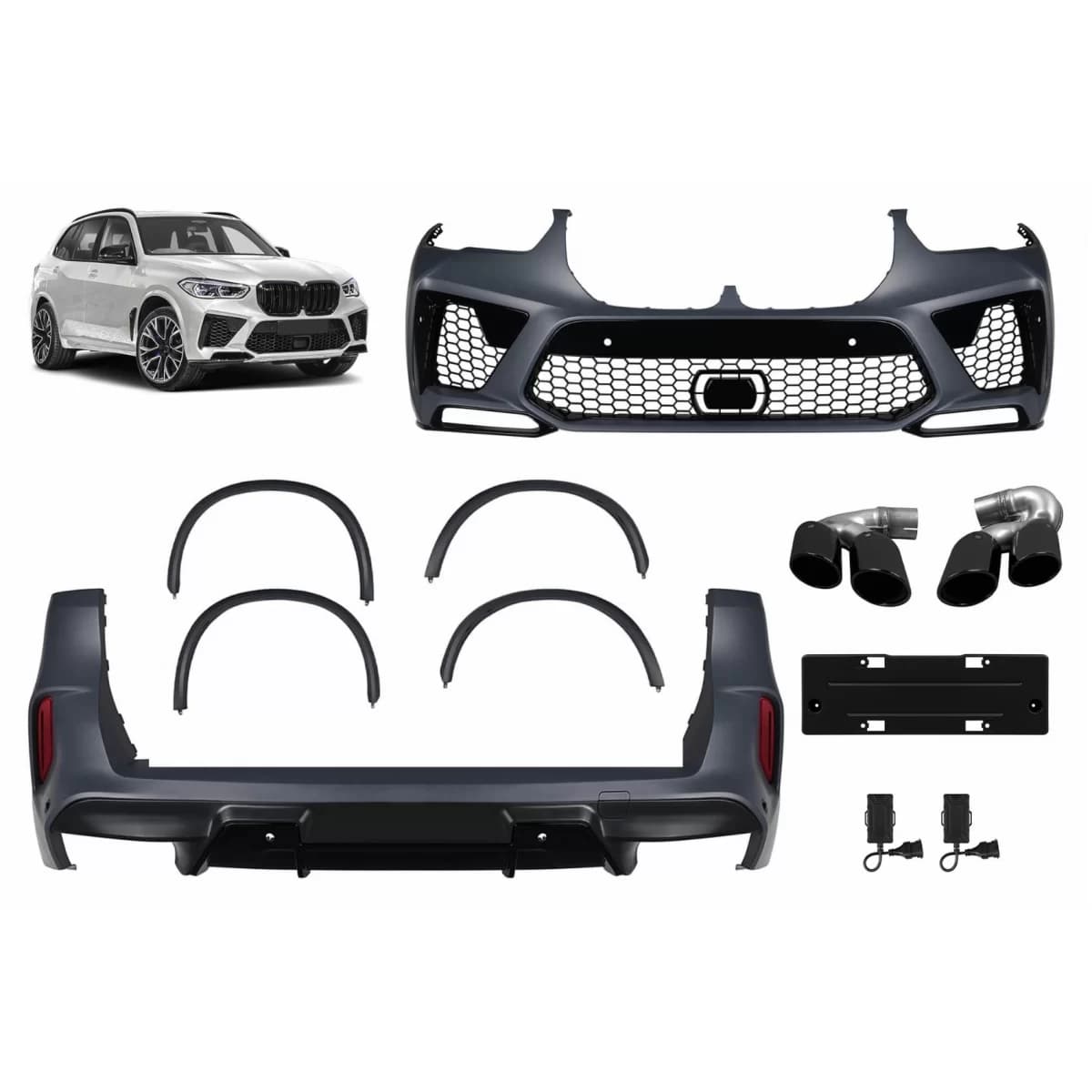 Complete Body Kit suitable for BMW X5 G05 (2018-2022) X5M Design