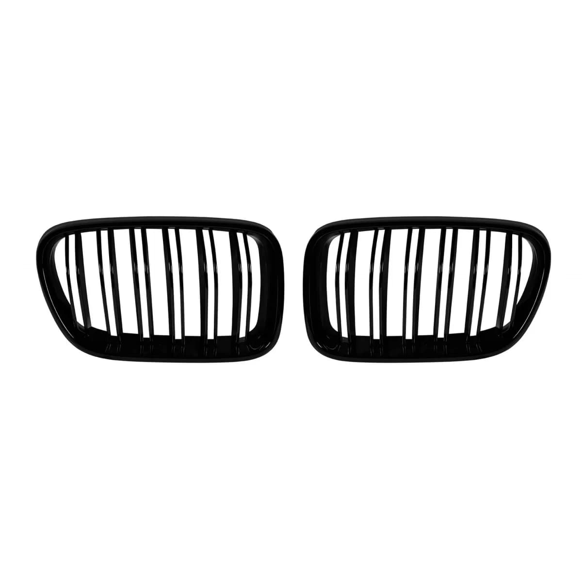 Double slat kidneys in black lacquer suitable for BMW X3 F25 2010-2014