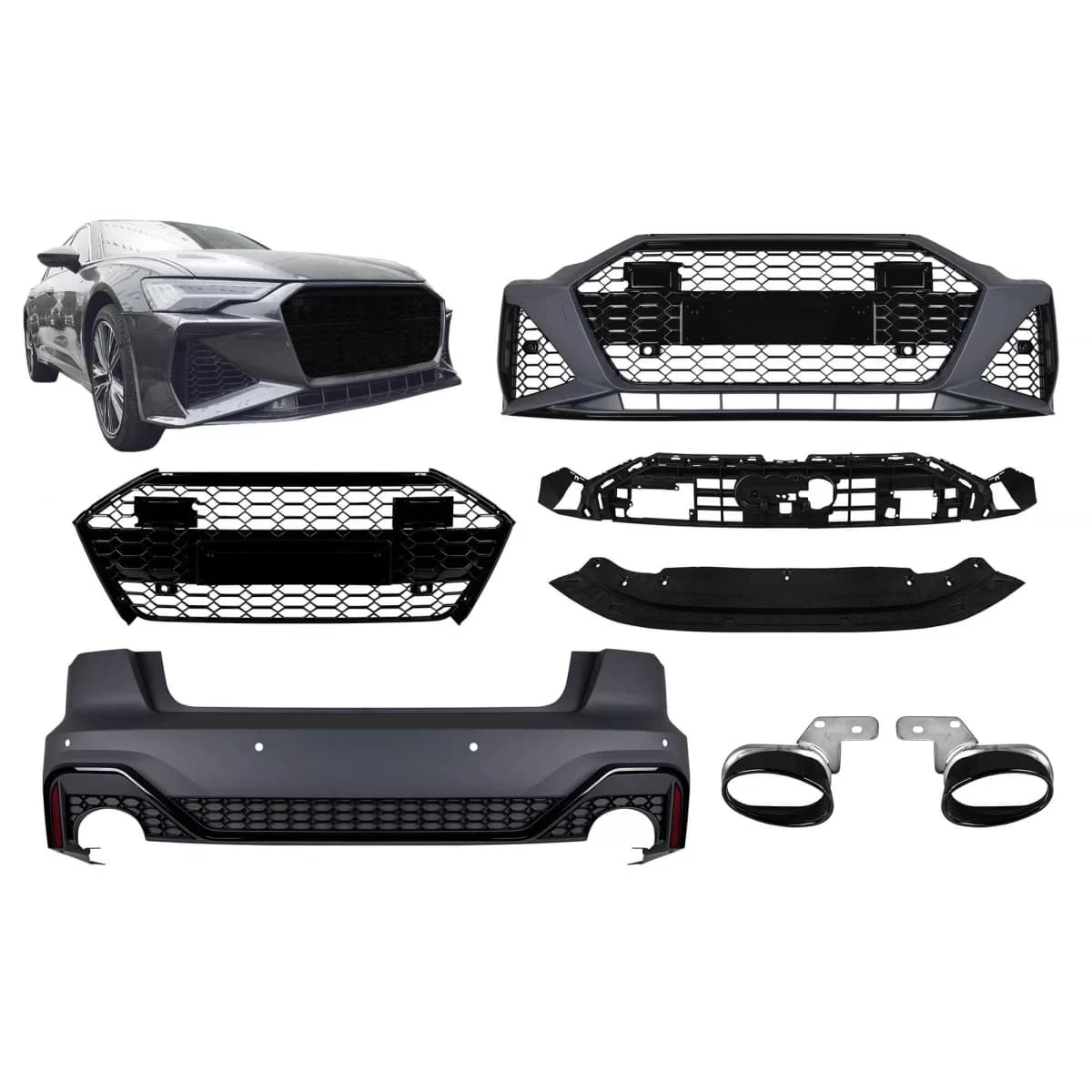 RS6 package suitable for Audi A6 C8 sedan after 2018