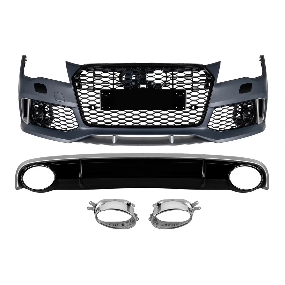 RS7 package suitable for Audi A7 2010-2014 for the model with standard rear bumper