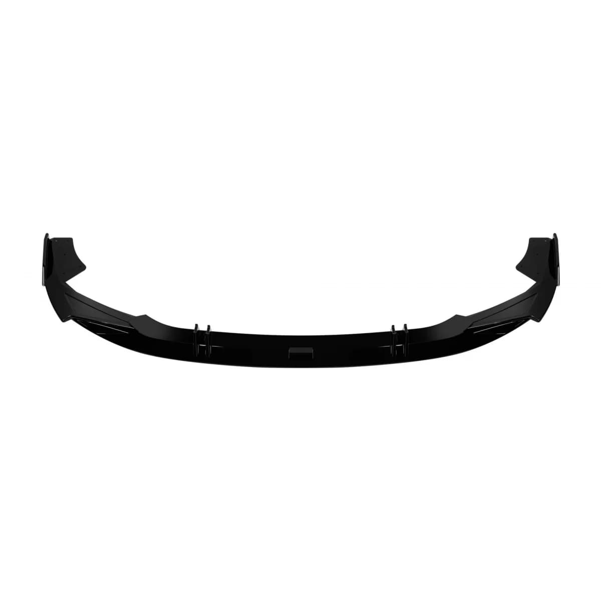 RS6 type spoiler suitable for front RS bumper for Audi A6 after 2019, black lacquer