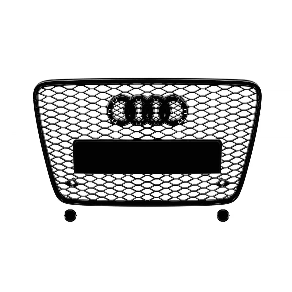 Black lacquer RSQ7 type grille suitable for Audi Q7 2012-2015, without parking sensor holes