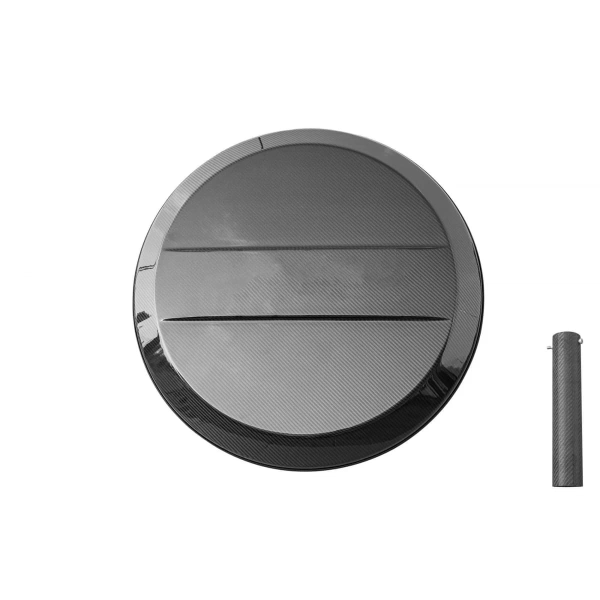 Carbon cover B design for spare tire suitable for Mercedes G-Class W464 2019-2023, unpainted