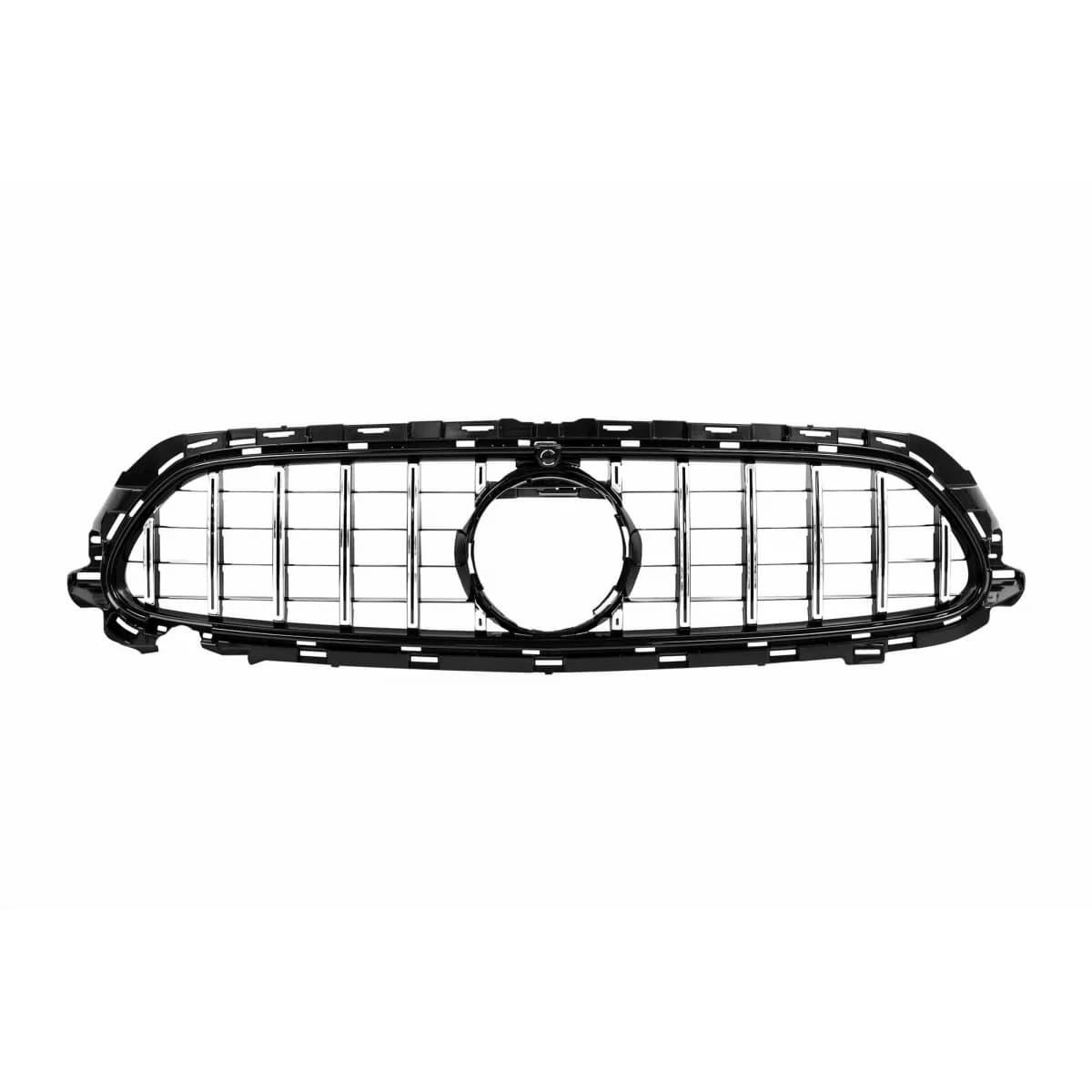 GT type chrome grille suitable for Mercedes E-Class W213 sedan, S213 wagon, C238 coupe, A238 convertible 2020-2023