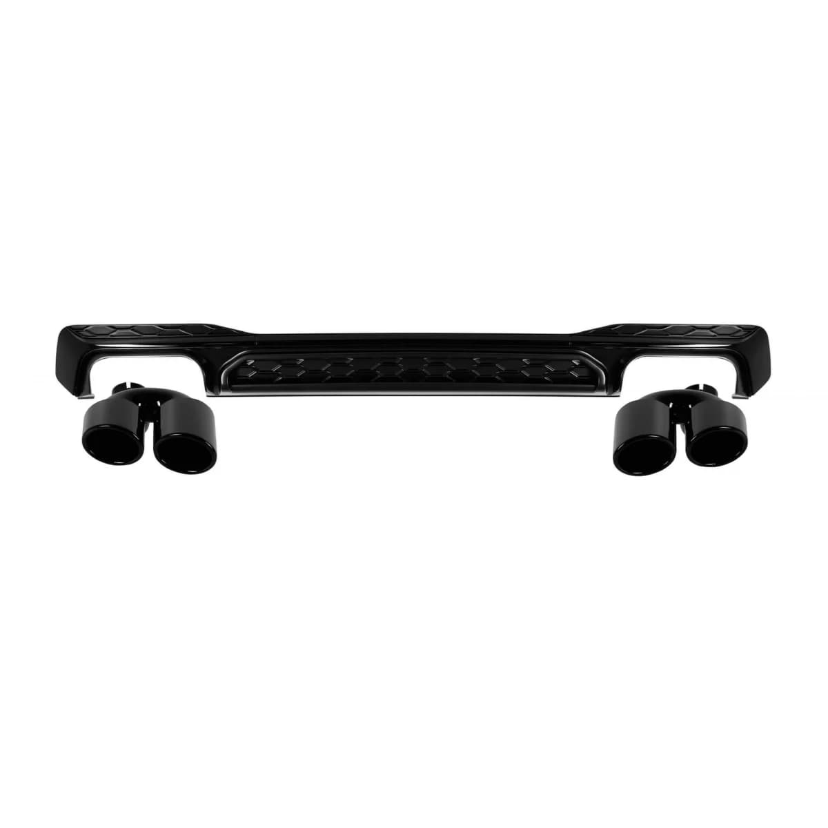 S-Style Diffuser with Black Exhaust Tips suitable for Audi A7 Sportback S line Rear Bumper 2019–2024